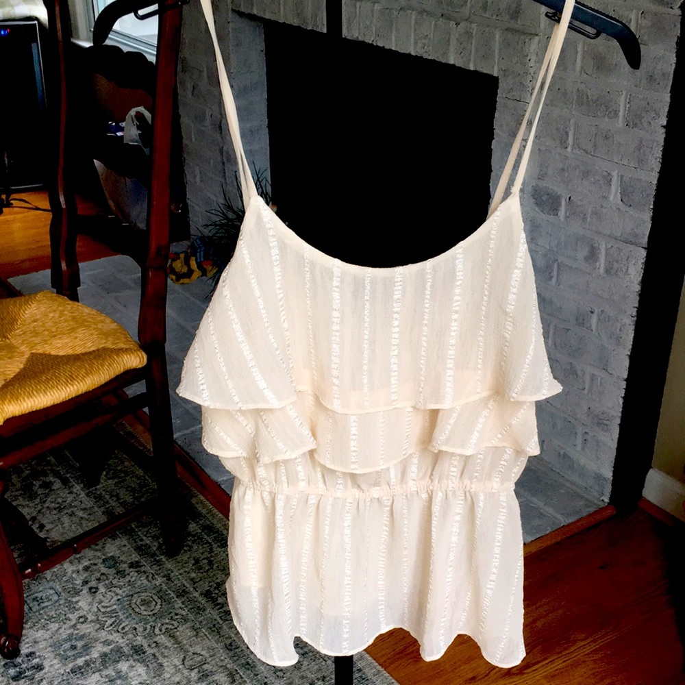 Forever 21, Sz L,polyester spaghetti straps blouse